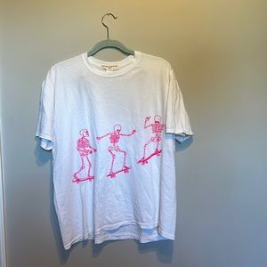 Urban Outfitters one-size white and hot pink